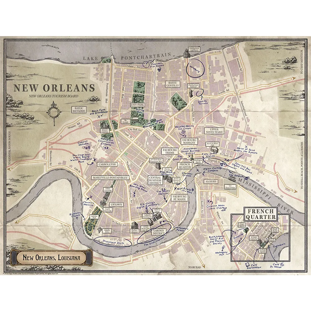 Arkham Horror RPG: Songs of New Orleans (Preorder)