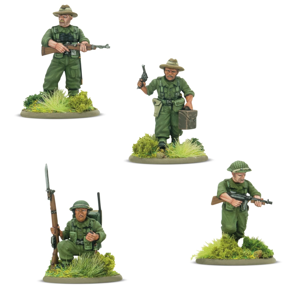 Bolt Action: Gurkha HQ (Preorder)
