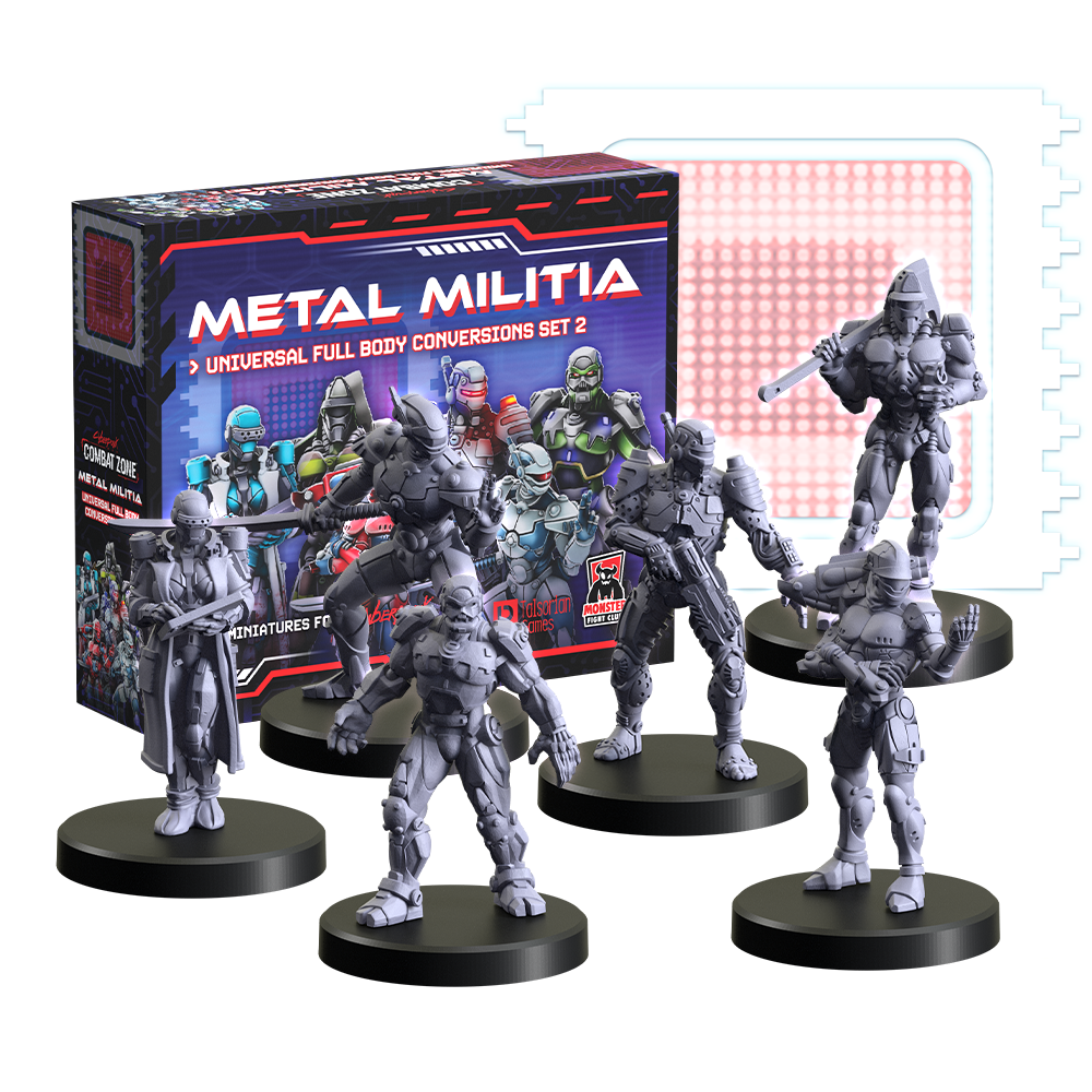 Cyberpunk RED: Combat Zone- Metal Militia (Universal Full Body Conversion Set 2) (Preorder)