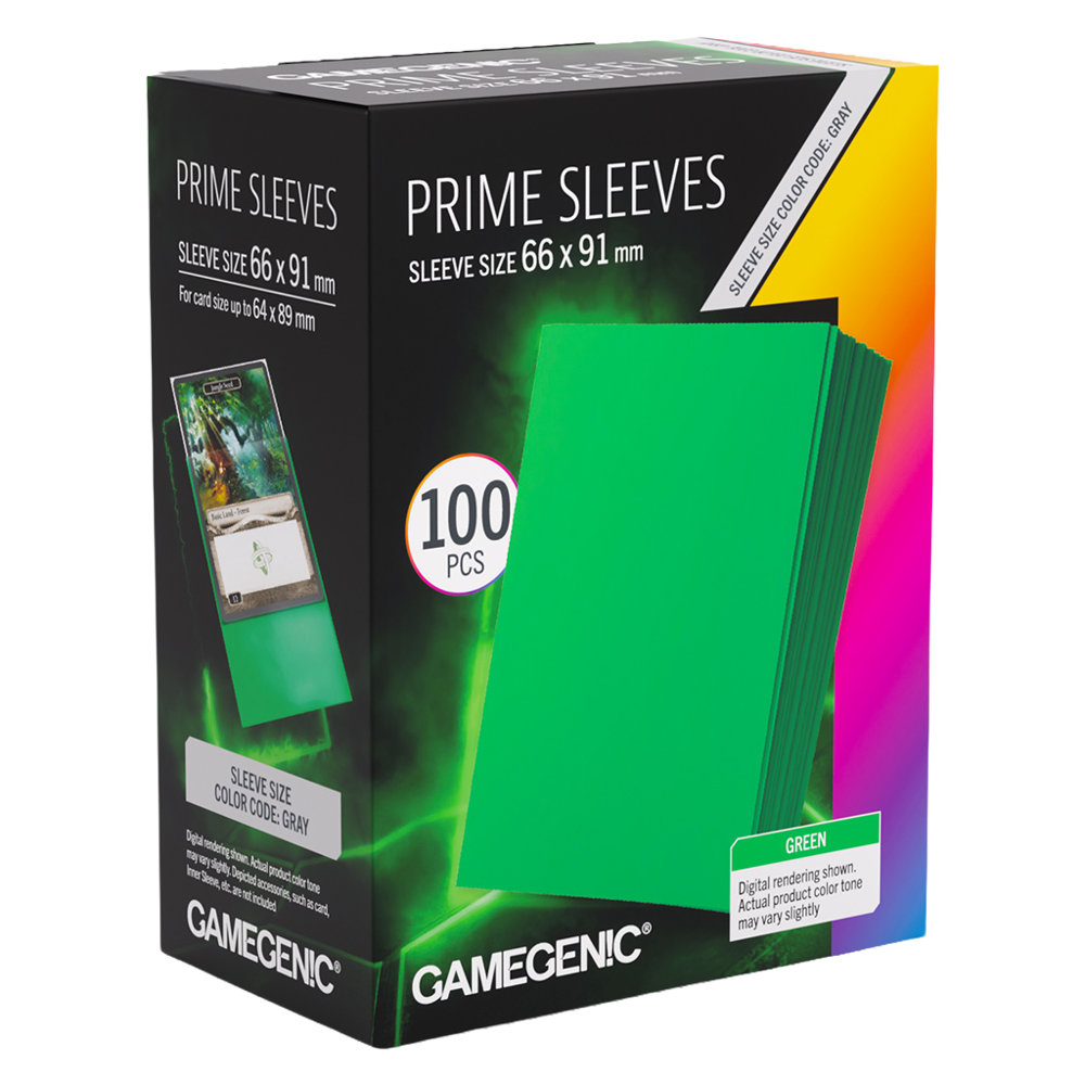 Prime Sleeves: Green (100)