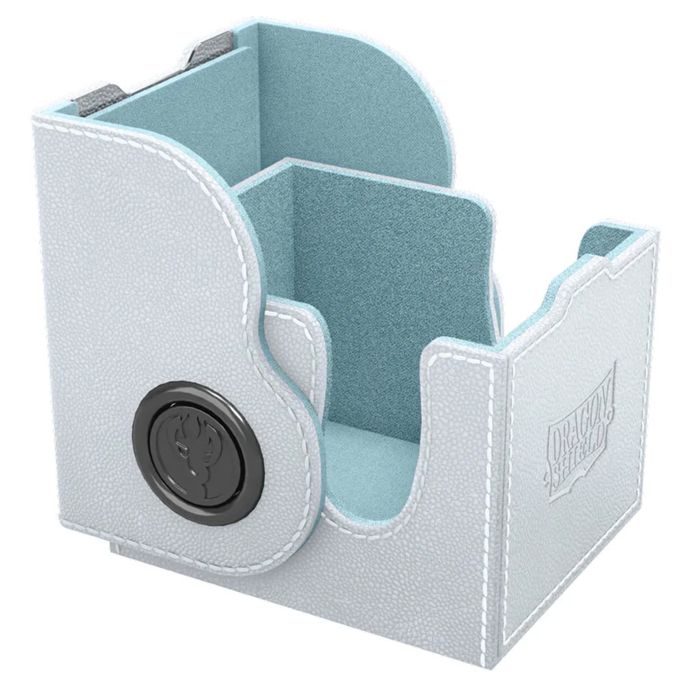 Deck Box: Dragon Box: 100+: White & Aqua (Preorder)