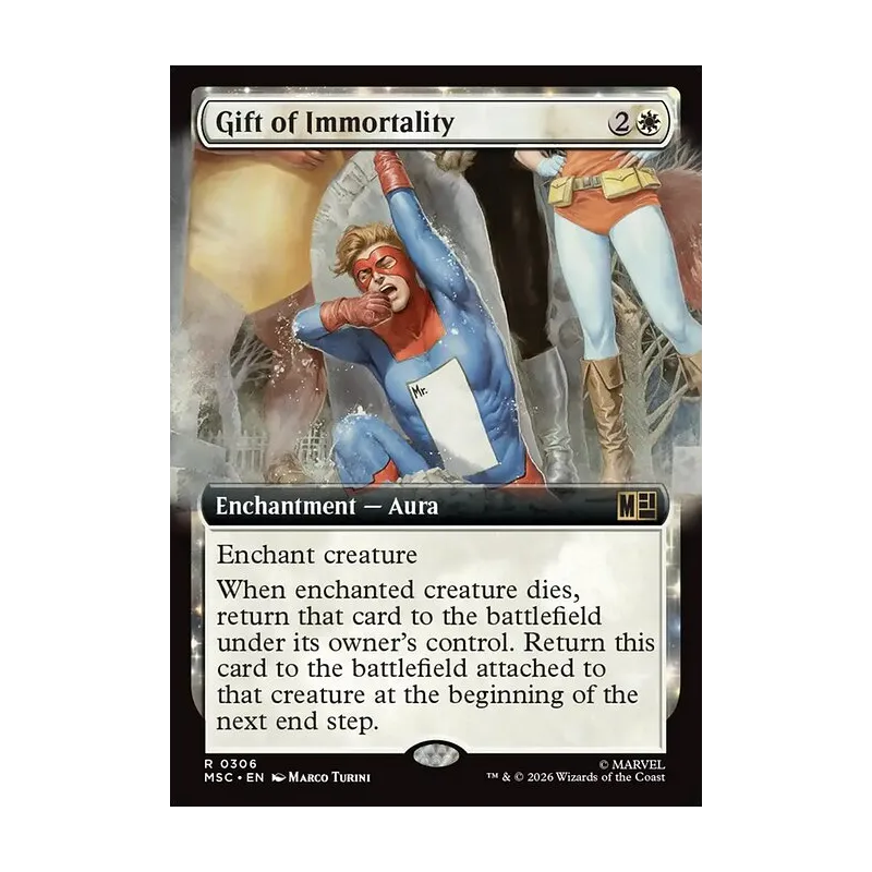 Gift of Immortality (Extended Art) - Marvel Super Heroes Commander (Near Mint)