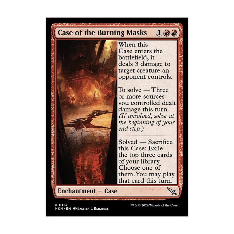 case cards mtg of the Locked Hothouse The Gathering Case of the Trampled Garden