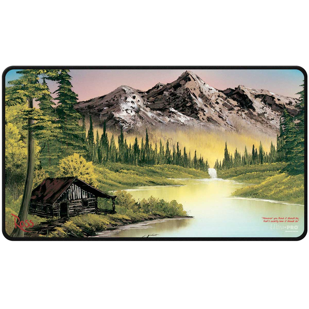 Ultra PRO - Bob Ross Mighty Mountain Lake Black Stitched