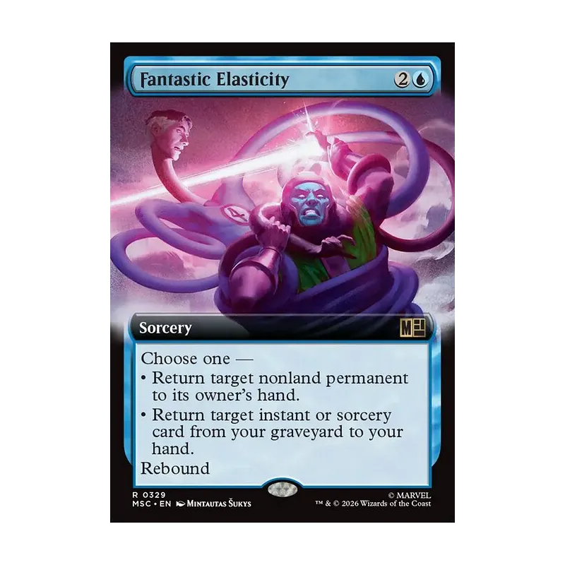 Fantastic Elasticity (Extended Art) - Marvel Super Heroes Commander (Near Mint)