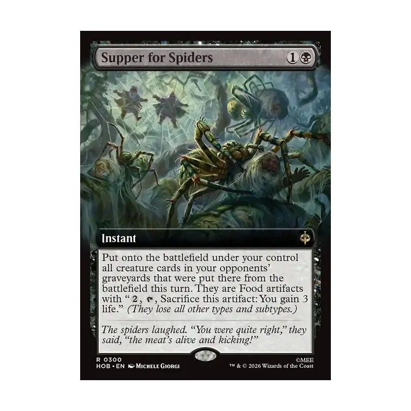 Supper for Spiders (Extended Art) - The Hobbit (Near Mint)