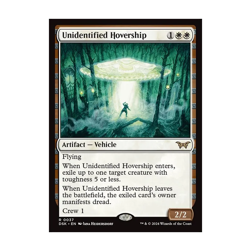 Unidentified Hovership - Duskmourn: House of Horror (Near Mint)