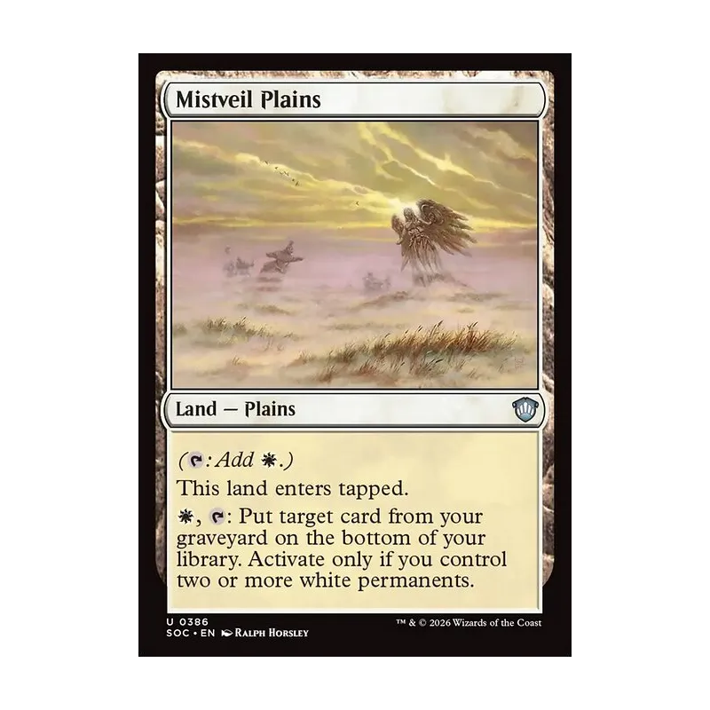 Mistveil Plains - Secrets of Strixhaven Commander (Near Mint)
