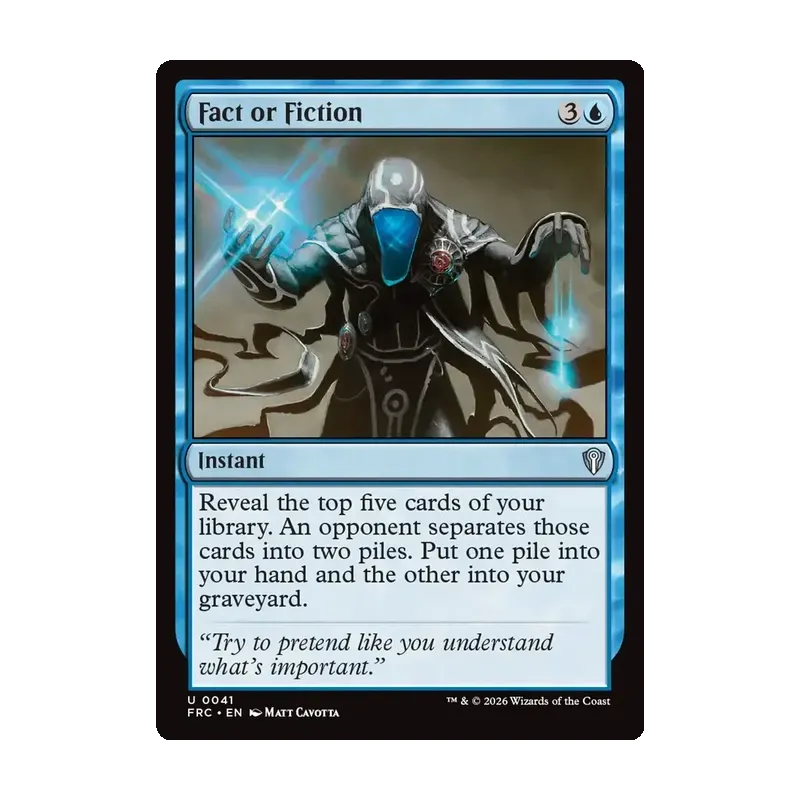 Fact or Fiction - Reality Fracture Commander (Near Mint)
