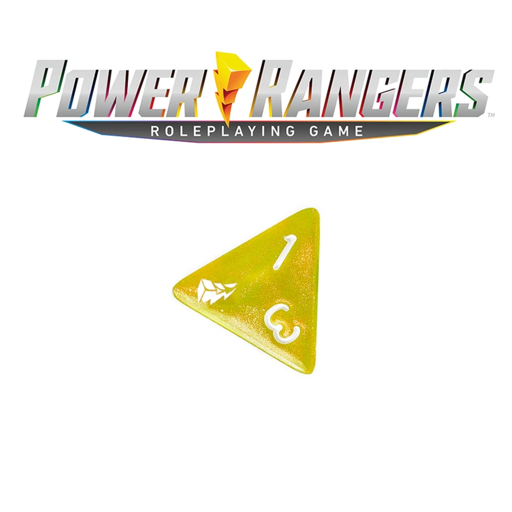 d4 Yellow Power Rangers RPG Replacement (Free Product for RGS02335)