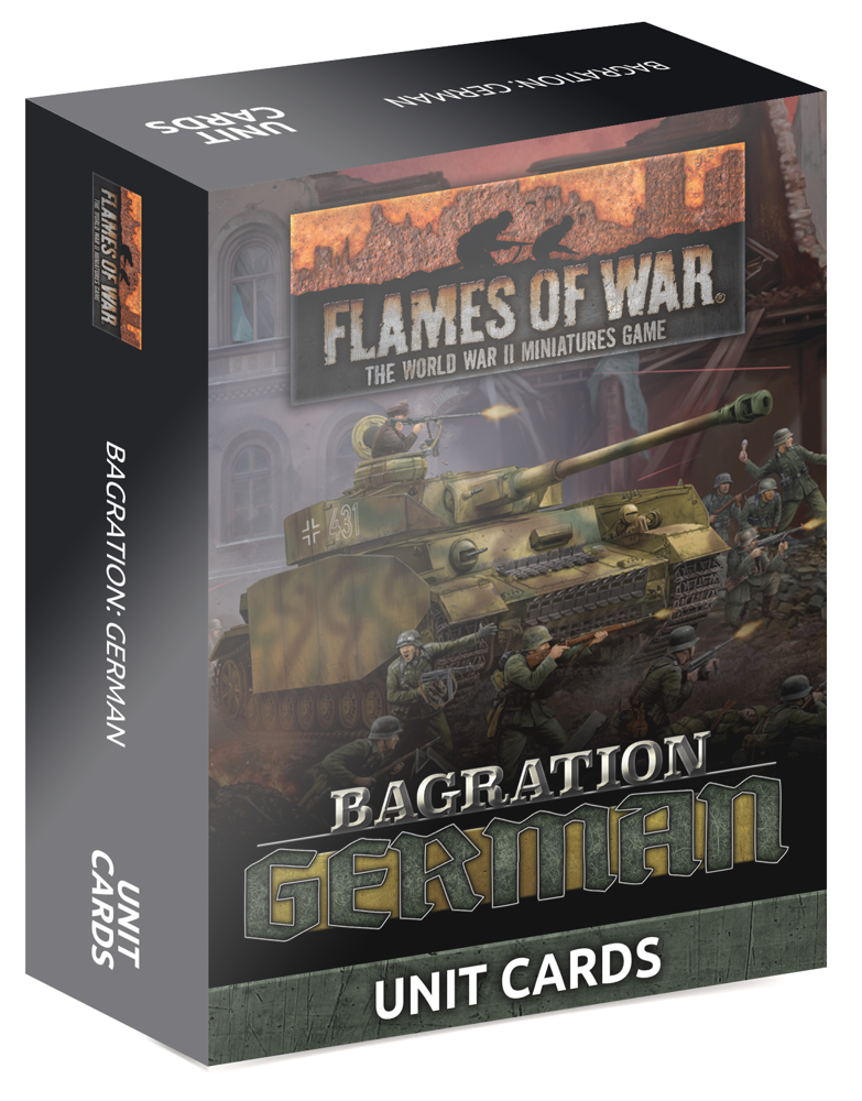 Flames of War WW2: Bagration German - Unit Cards