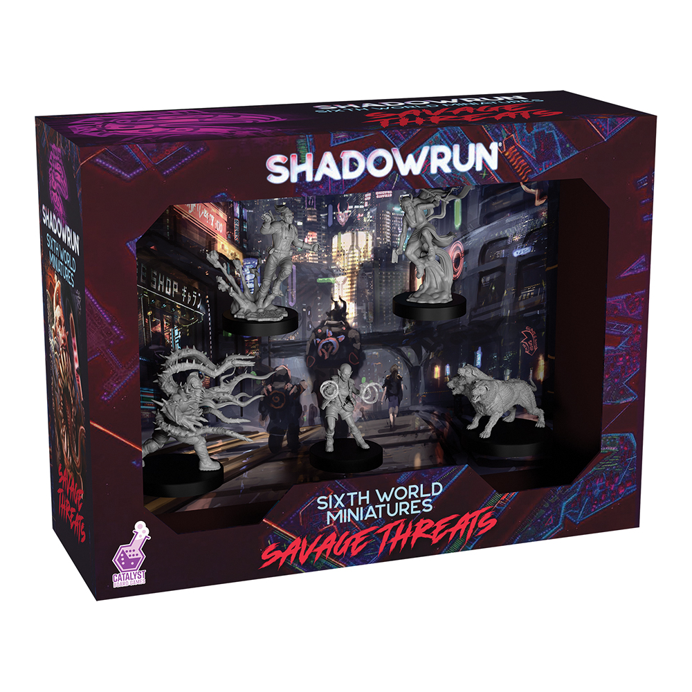 Shadowrun Sixth World Miniatures: Savage Threats (Preorder)