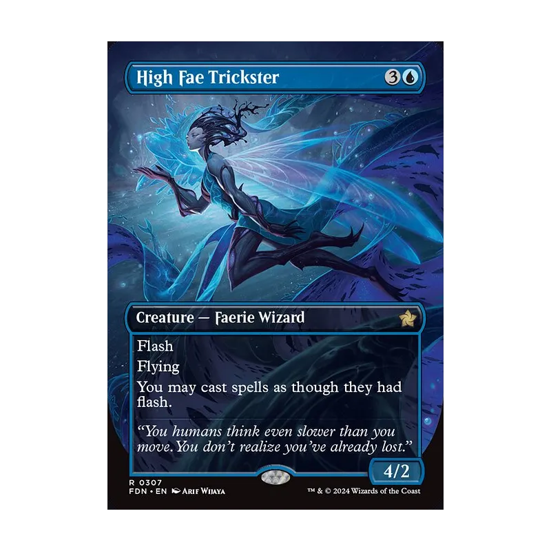 High Fae Trickster (Borderless) - Foundations (Near Mint)