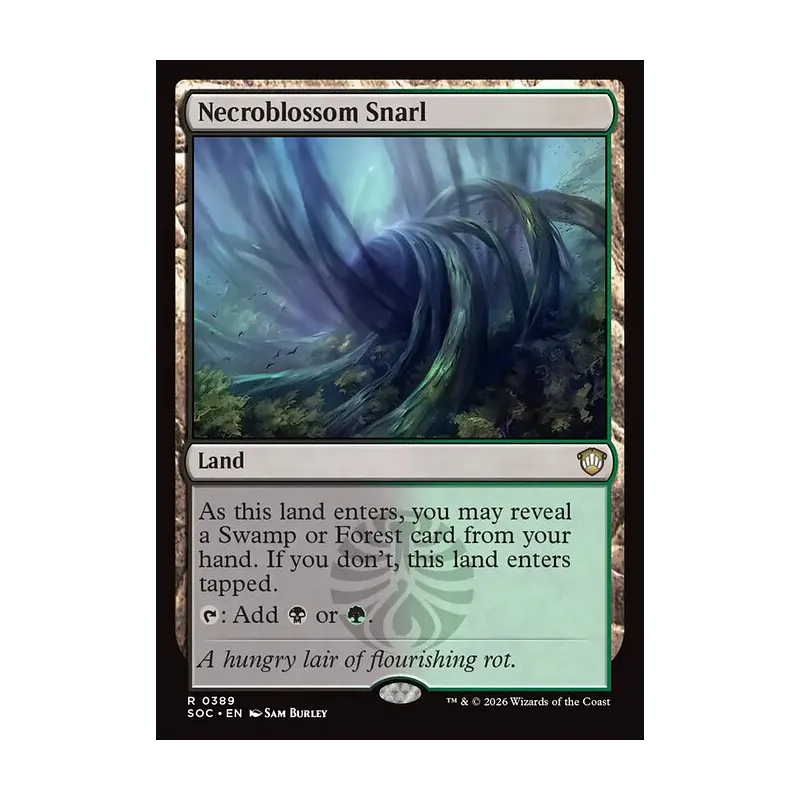 Necroblossom Snarl - Secrets of Strixhaven Commander (Near Mint)