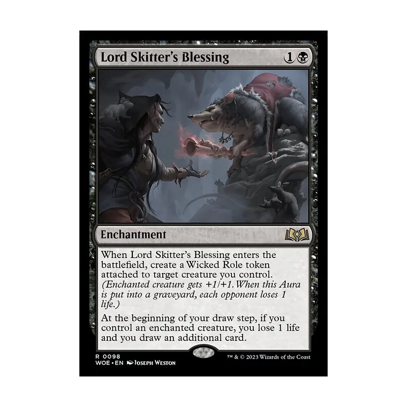Lord Skitter's Blessing - Wilds of Eldraine (Near Mint)