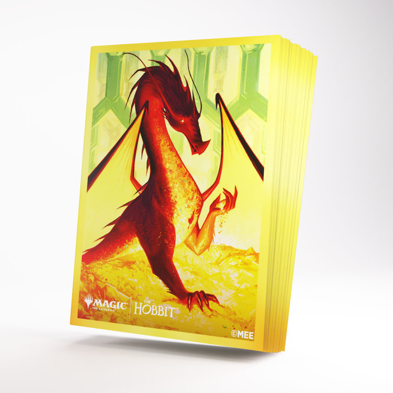 MTG Premium Art Sleeves: The Hobbit - Smaug the Golden (105) (New Arrival)