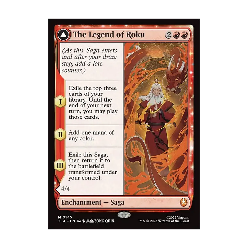 The Legend of Roku // Avatar Roku - Avatar: The Last Airbender (Foil Near Mint)