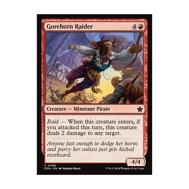 Gorehorn Raider - Foundations (Near Mint)