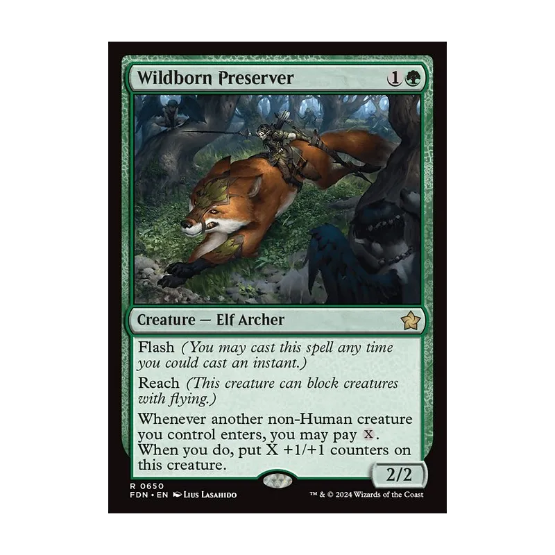 Wildborn Preserver - Foundations (Near Mint)