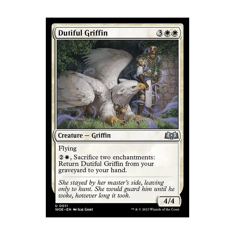 Dutiful Griffin - Wilds of Eldraine (Near Mint)