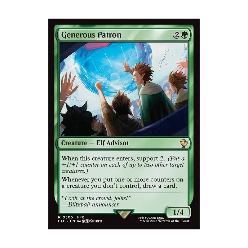 Generous Patron - Final Fantasy Commander (Near Mint)