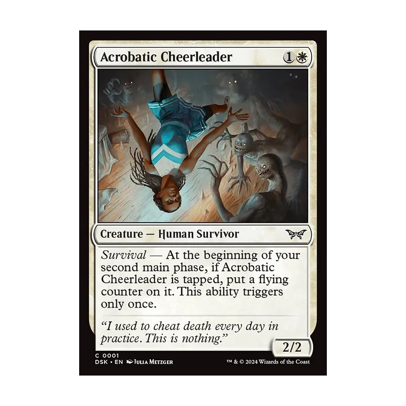 Acrobatic Cheerleader - Duskmourn: House of Horror (Near Mint)