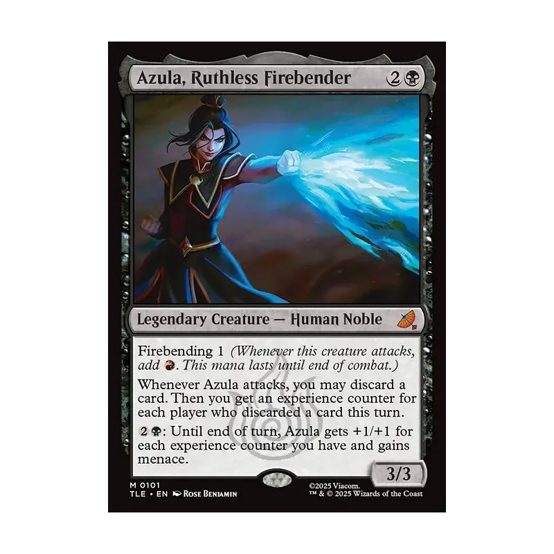 Azula, Ruthless Firebender - Avatar: The Last Airbender Eternal (Foil Near Mint)