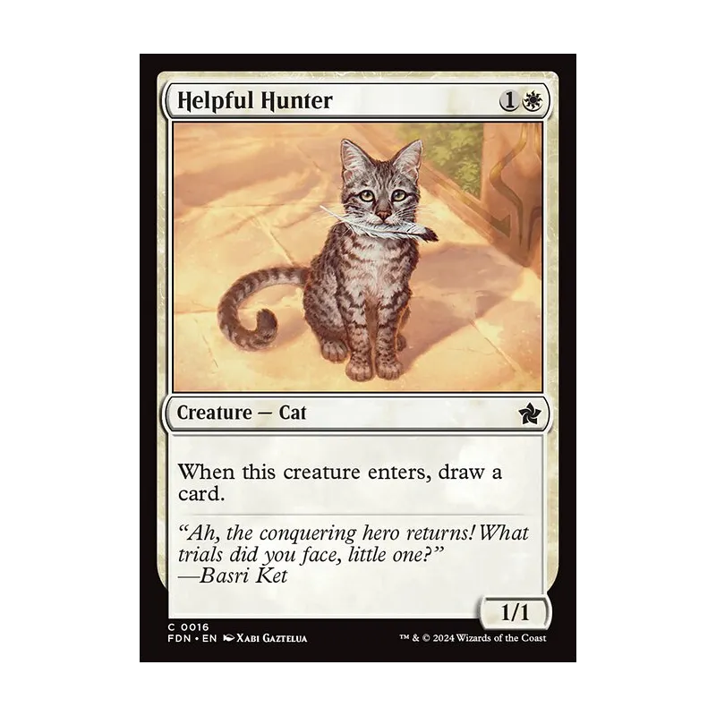 Helpful Hunter - Foundations (Near Mint)