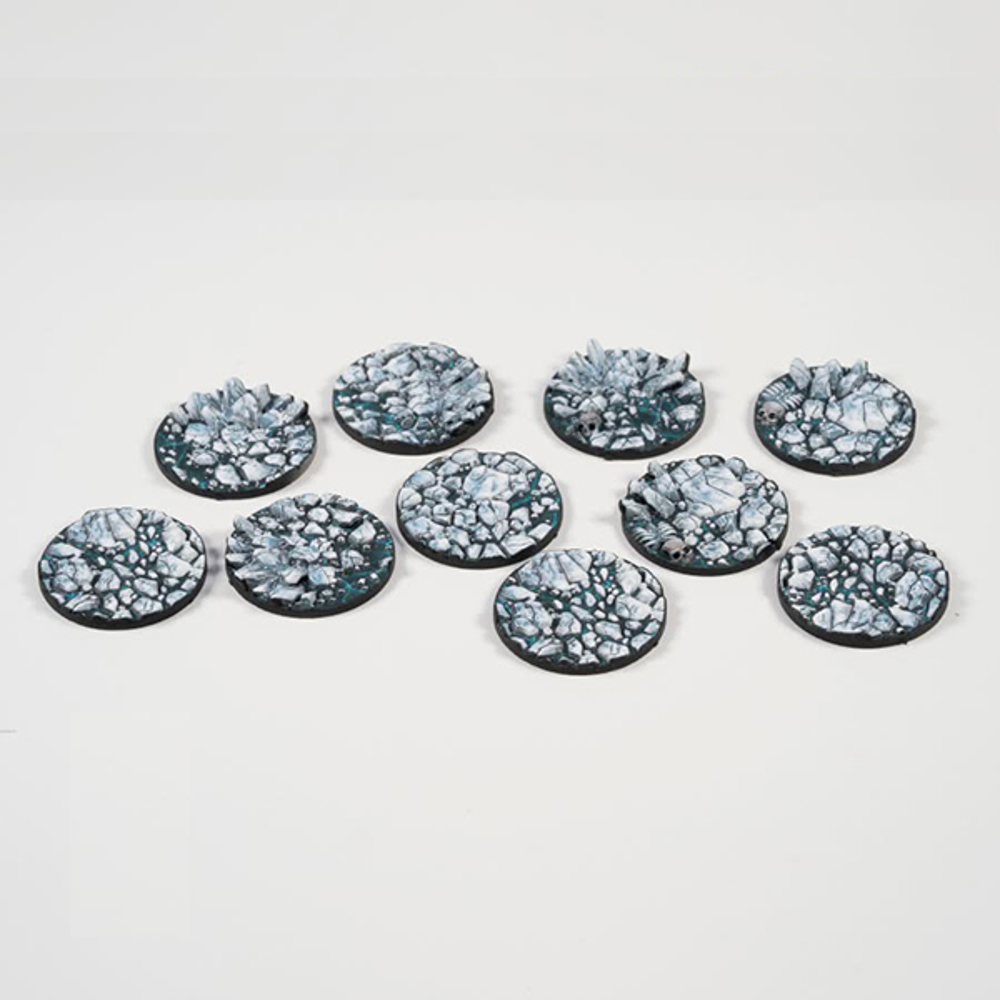 Battle Ready Toppers: Frost Lake - Round 28mm (10) (Preorder)