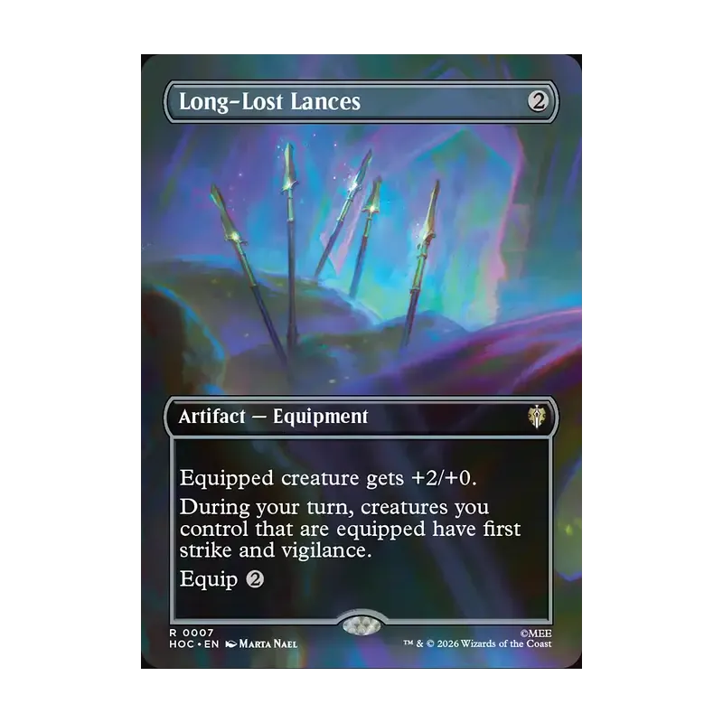 Long-Lost Lances (Borderless) - The Hobbit Eternal (Near Mint)