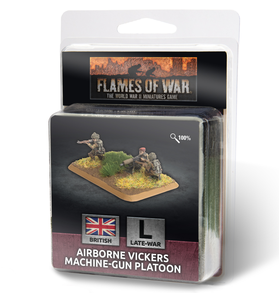 Flames of War WW2: British - Airborne Vickers Machine-Gun Platoon