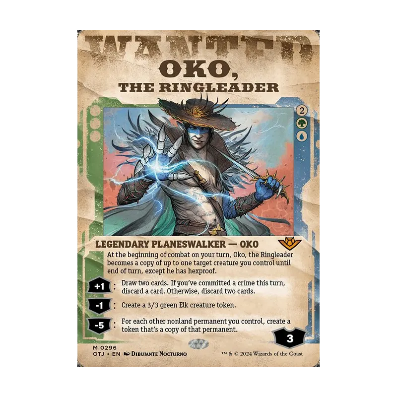 Oko, the Ringleader (Showcase) - Outlaws of Thunder Junction (Near Mint)
