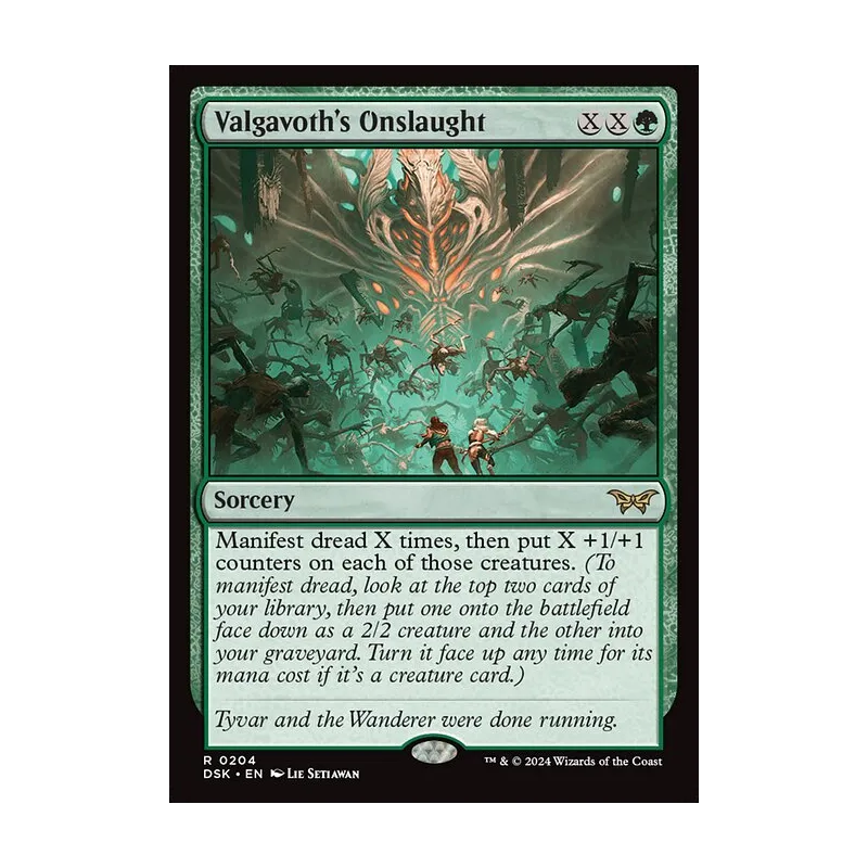 Valgavoth's Onslaught - Duskmourn: House of Horror (Near Mint)