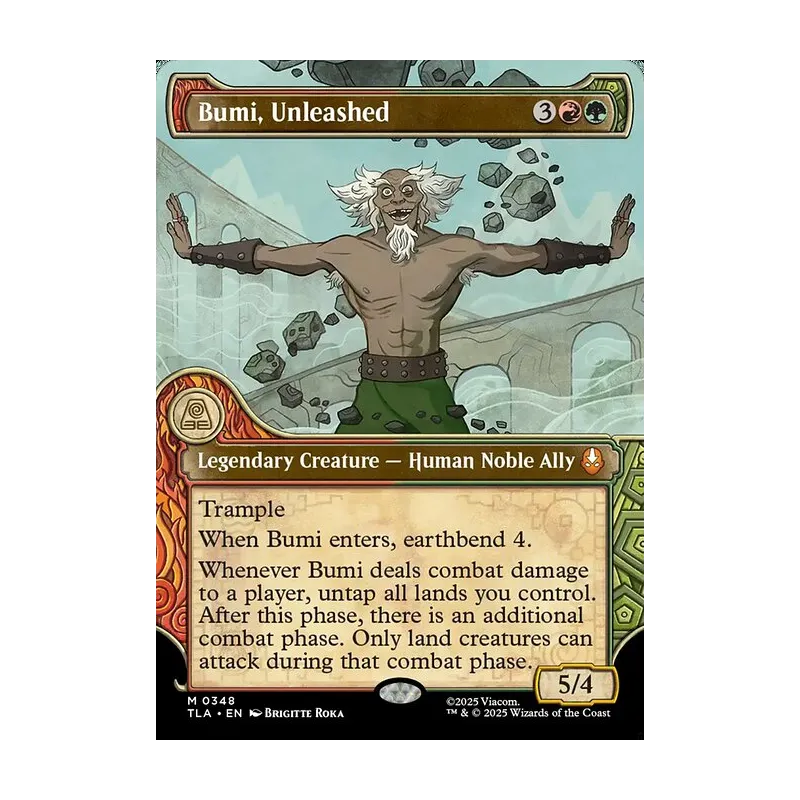 Bumi, Unleashed (Showcase) - Avatar: The Last Airbender (Near Mint)