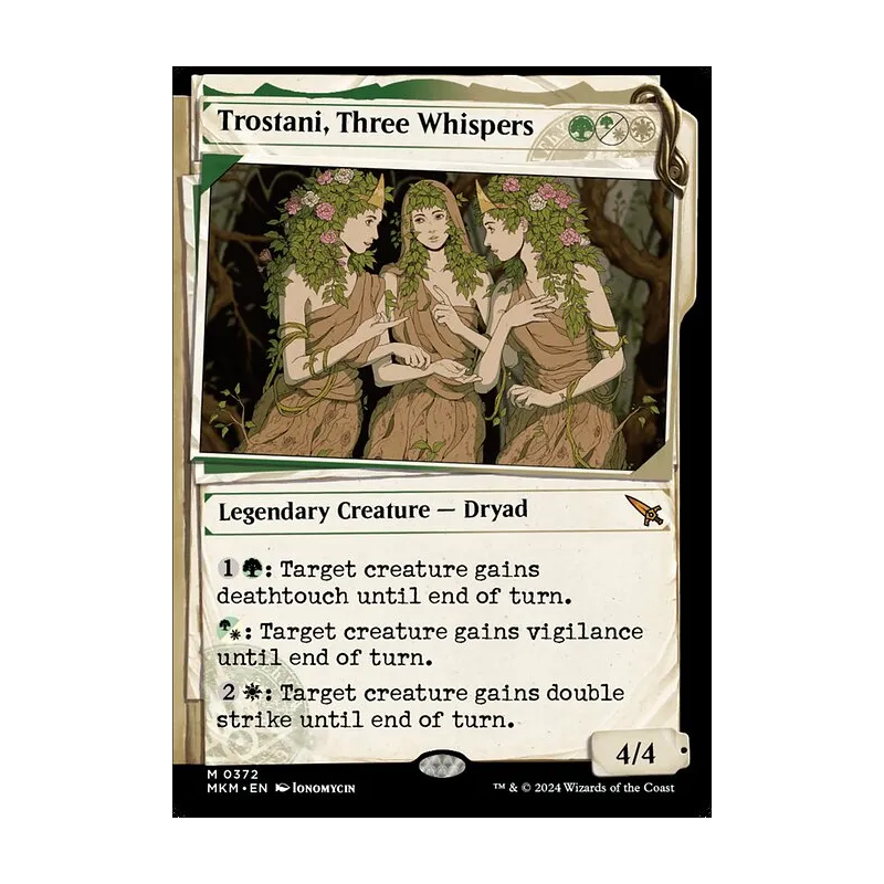 Trostani, Three Whispers (Showcase) (0372) - Murders at Karlov Manor (Near Mint)