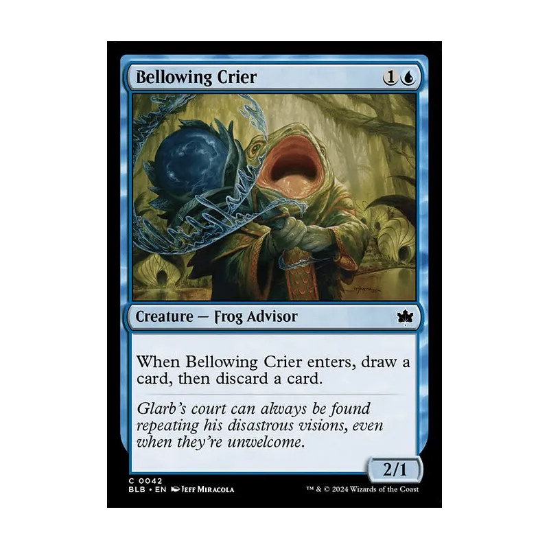 Bellowing Crier - Bloomburrow (Near Mint)