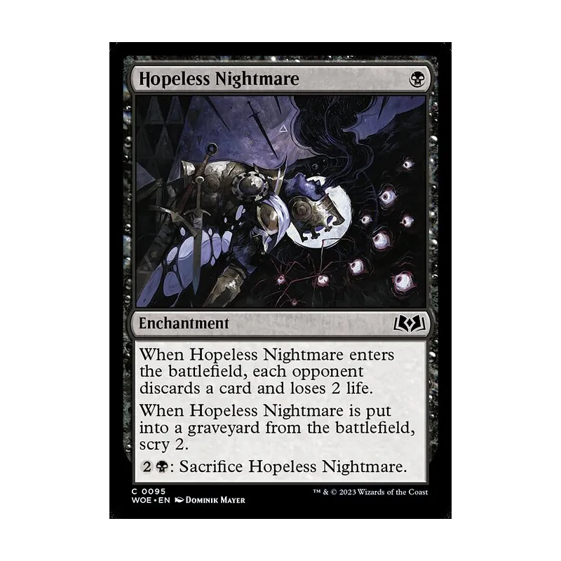 Hopeless Nightmare - Wilds of Eldraine (Near Mint)