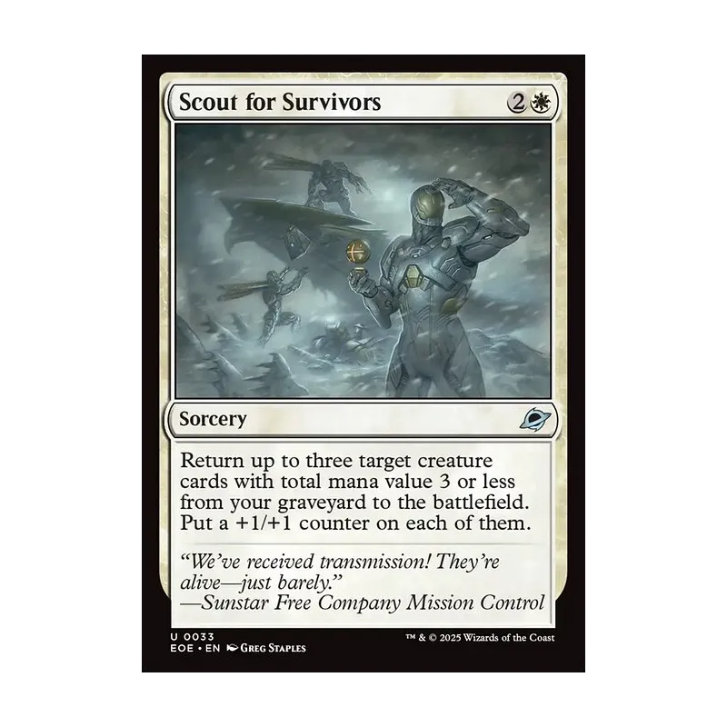 Scout for Survivors - Edge of Eternities (Near Mint)