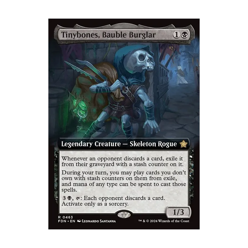 Tinybones, Bauble Burglar (Extended Art) - Foundations (Near Mint)