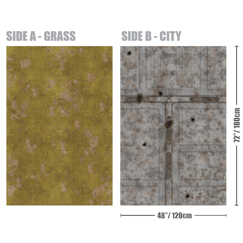Battlefield in a Box: Gaming Mat - Rural/City (48 x 72in)