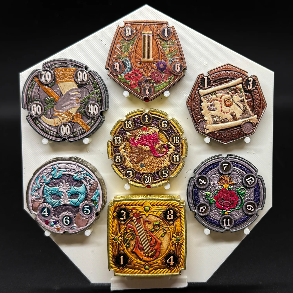 FlipDie Metal Dice Coin Set: Bard (7) (New Arrival)