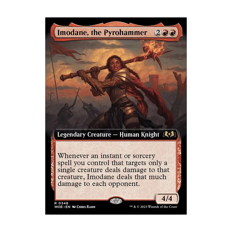 Imodane, the Pyrohammer (Extended Art) - Wilds of Eldraine (Near Mint)