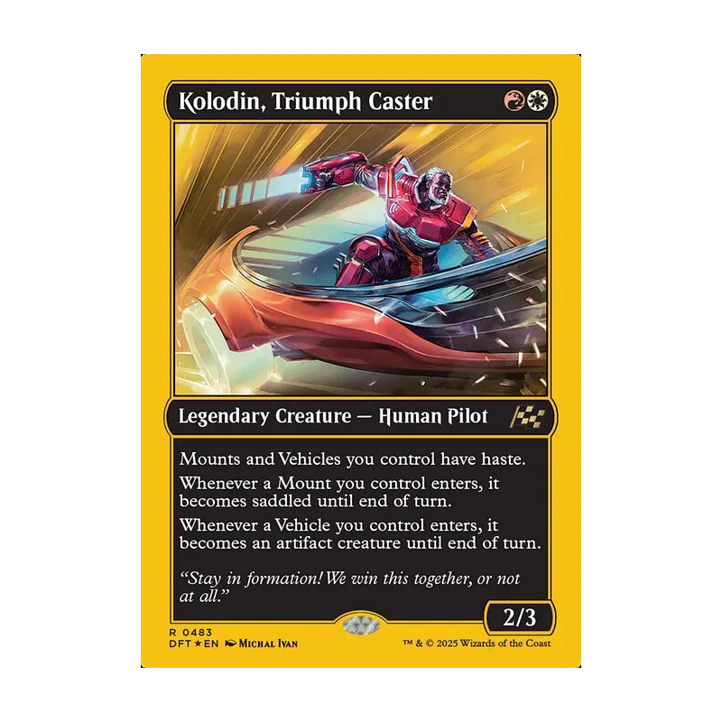 Kolodin, Triumph Caster (First-Place Foil) - Aetherdrift (Foil Near Mint)