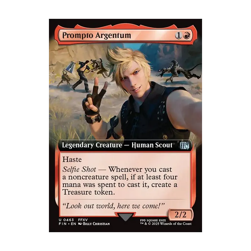 Prompto Argentum (Extended Art) - Final Fantasy (Near Mint)