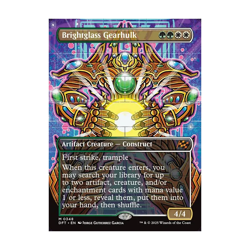 Brightglass Gearhulk (Borderless) - Aetherdrift (Near Mint)