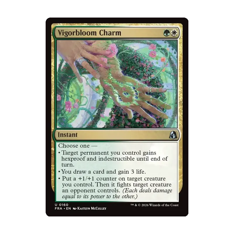 Vigorbloom Charm - Reality Fracture (Near Mint)
