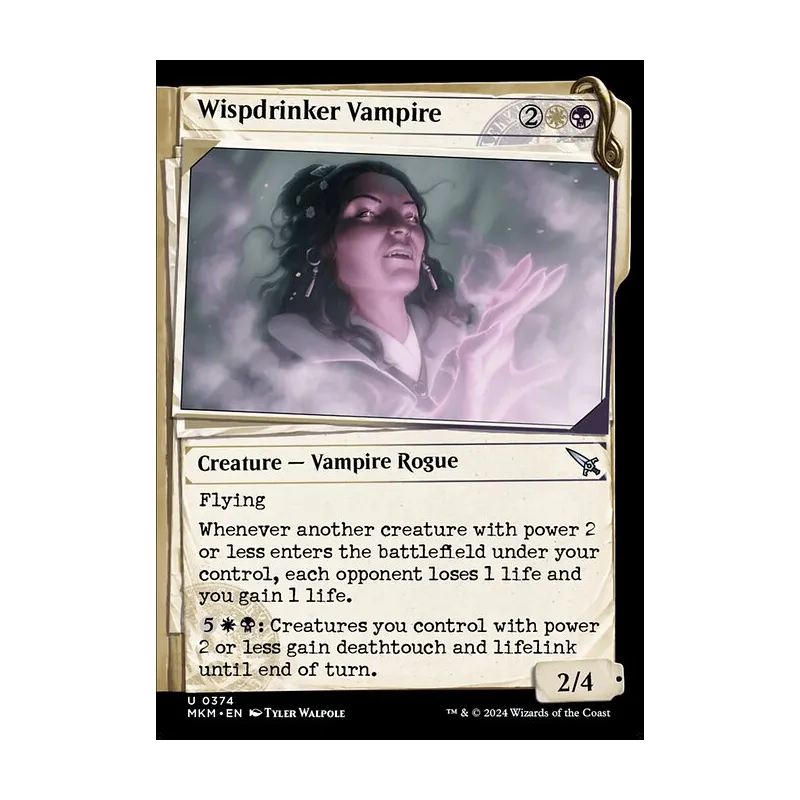 Wispdrinker Vampire (Showcase) - Murders at Karlov Manor (Near Mint)