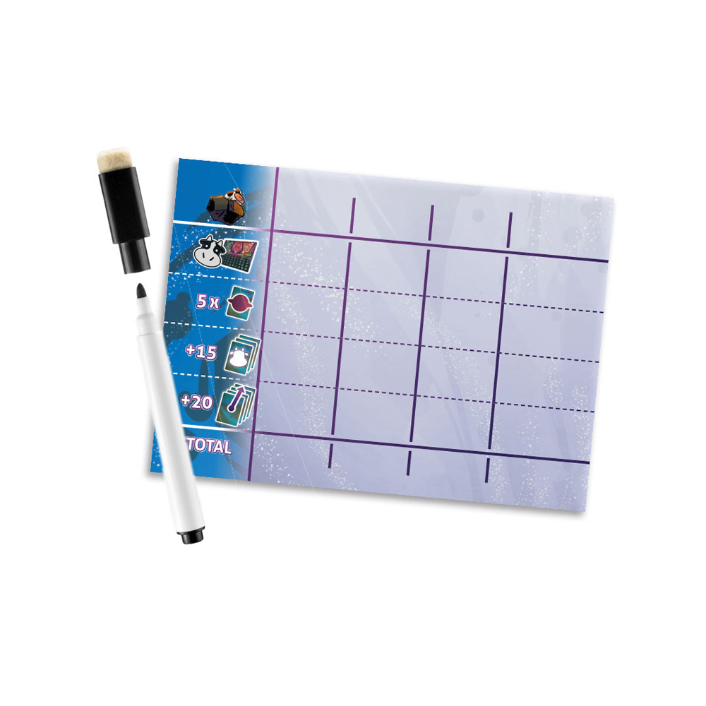 Cosmic Cow Collectors: Dry-Erase Scoreboard Cosmic Cow Collectors: Dry-Erase Scoreboard