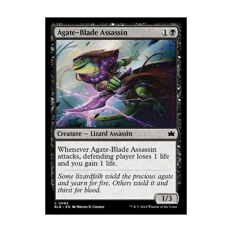 Agate-Blade Assassin - Bloomburrow (Near Mint)