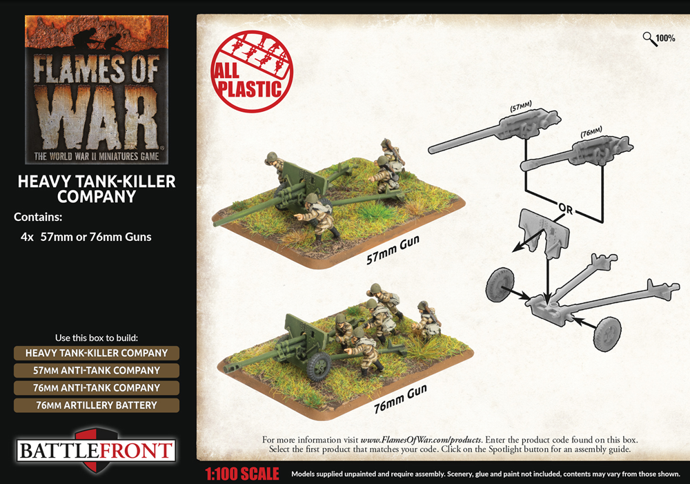 Flames of War: Soviet - Heavy Tank-Killer Company
